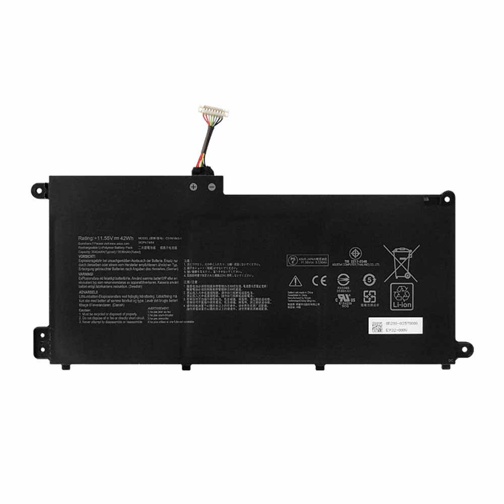 11.55V/13.2V 42Wh Asus Chromebook Flip C436FA 0B200-03570000 Replacement Battery