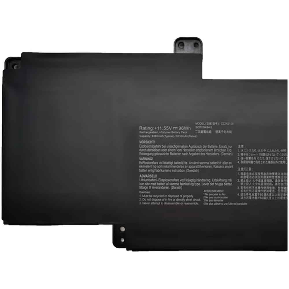 11.55V 8230mAh C32N2108 Laptop Battery for Asus ZenBook Pro 16X OLED UX7602ZM