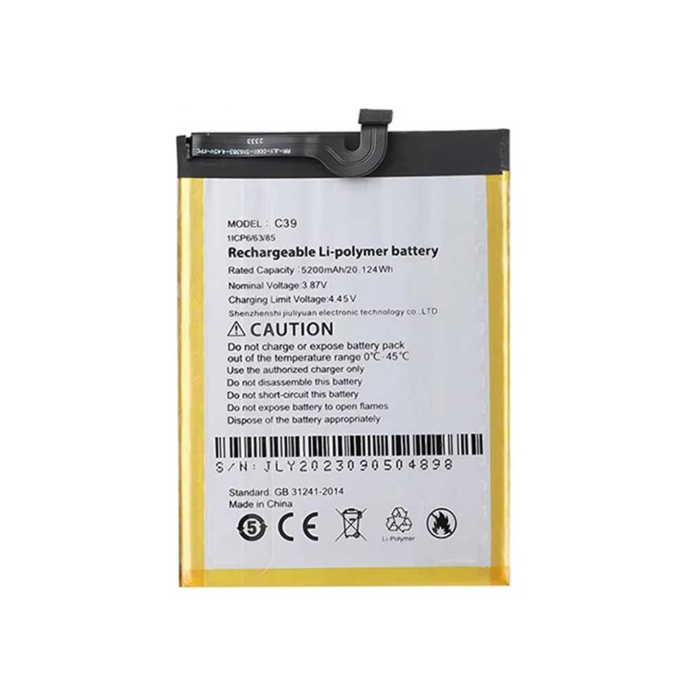 3.87V 5200mAh C39 Smartphone Battery for Cubot X70