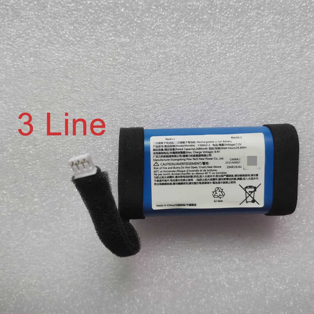 7.2V 2680mAh /19.30Wh Marshall Emberton 2 Speaker 1001908 1005696 Replacement Battery