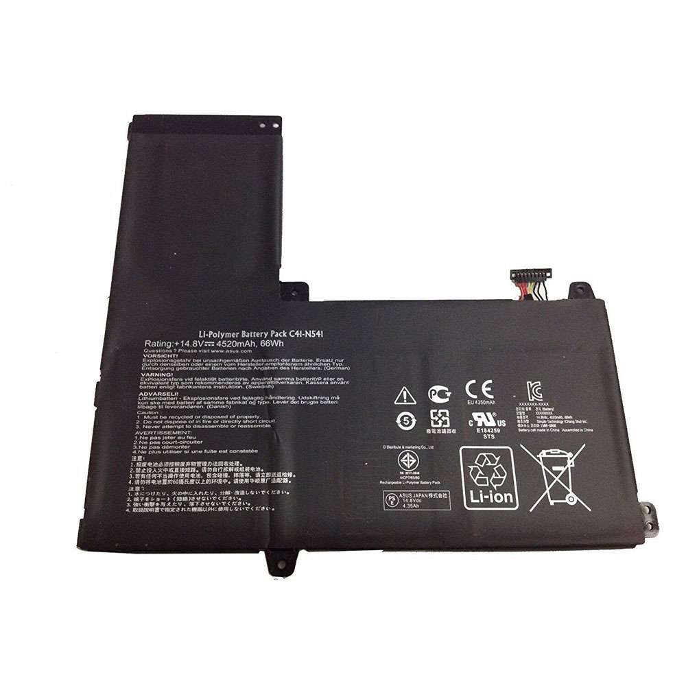 14.8V 66Wh / 4520mAh C41-N541 Laptop Battery for Asus Q501L Q501LA Q501LA-BBI5T03 N54PNC3
