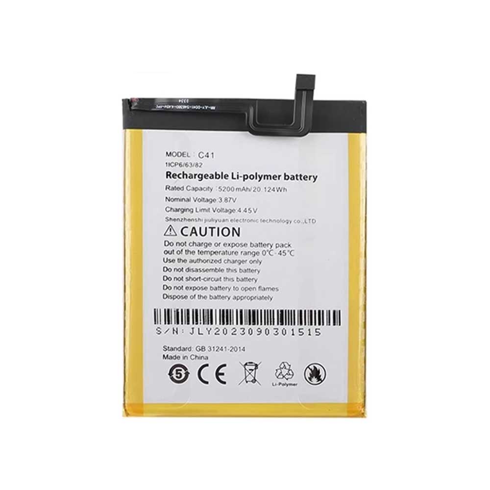 3.87V 5200mAh C41 Smartphone Battery for Cubot Note 21 40 50