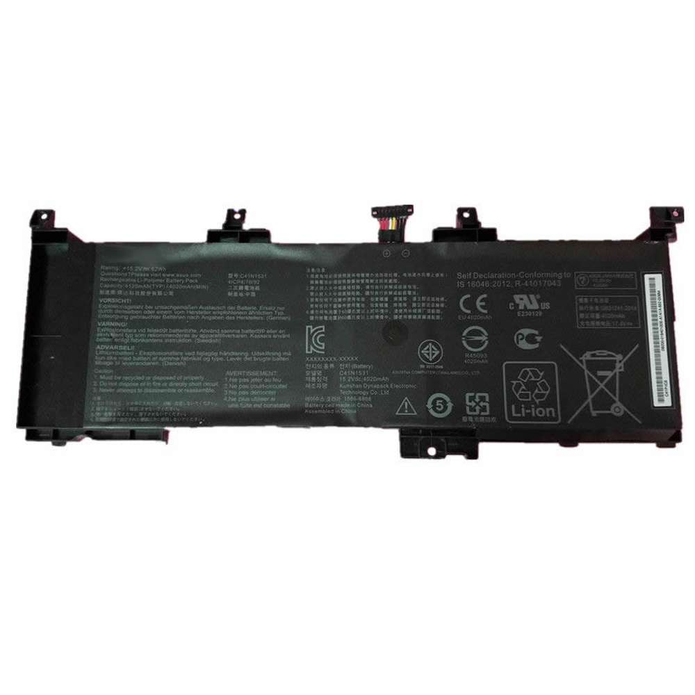 15.2V 62Wh C41N1531 Laptop Battery for ASUS GL502VS-1A GL502VY-DS71 ROG GL502VS series