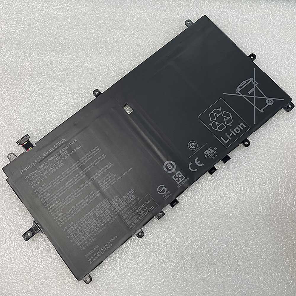 15.4V 3300mAh C41N1718 Laptop Battery for Asus NovaGo TP370 TP370Q TP370QL