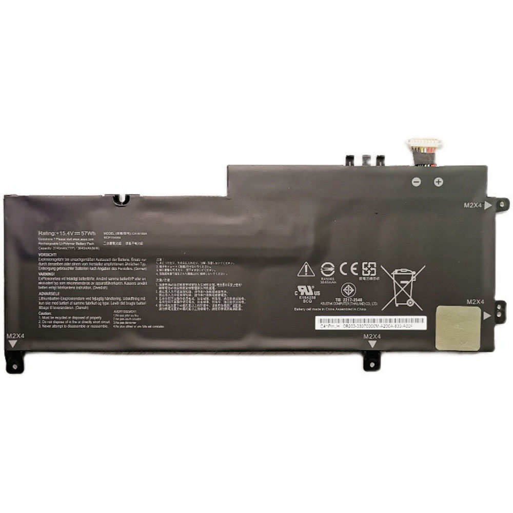 15.4V 3700mAh/57Wh C41N1809 Laptop Battery for Asus Zenbook Flip 15 UX562FD UX562FDX UX562FN Q536F