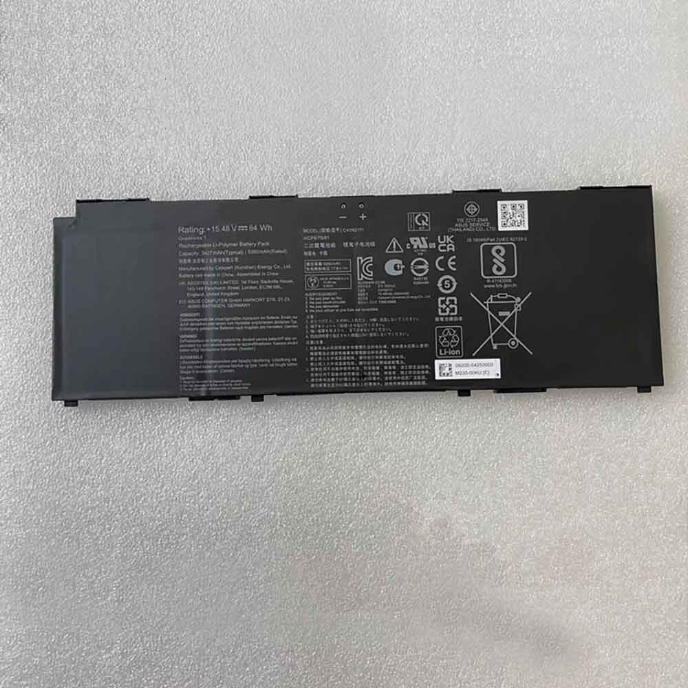 15.48V 5427mAh C41N2111 Laptop Battery for Asus C41N2111