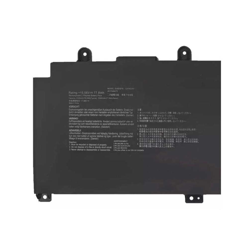 15.56V 5100mAh C41N2203 Laptop Battery for Asus ROGFlow X13 GV302NV