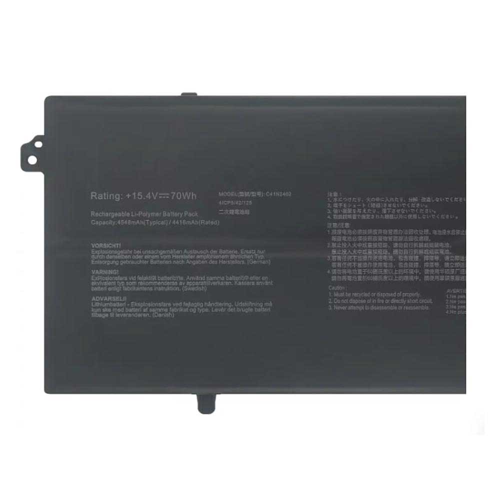 15.4V 4548mAh C41N2402 Laptop Battery for Asus Vivobook 18 M1807