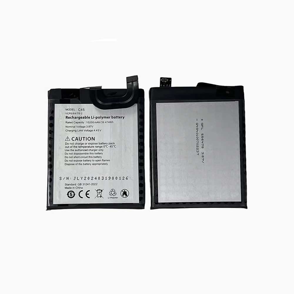 3.87V 10200mAh C45 Smartphone Battery for Cubot C45