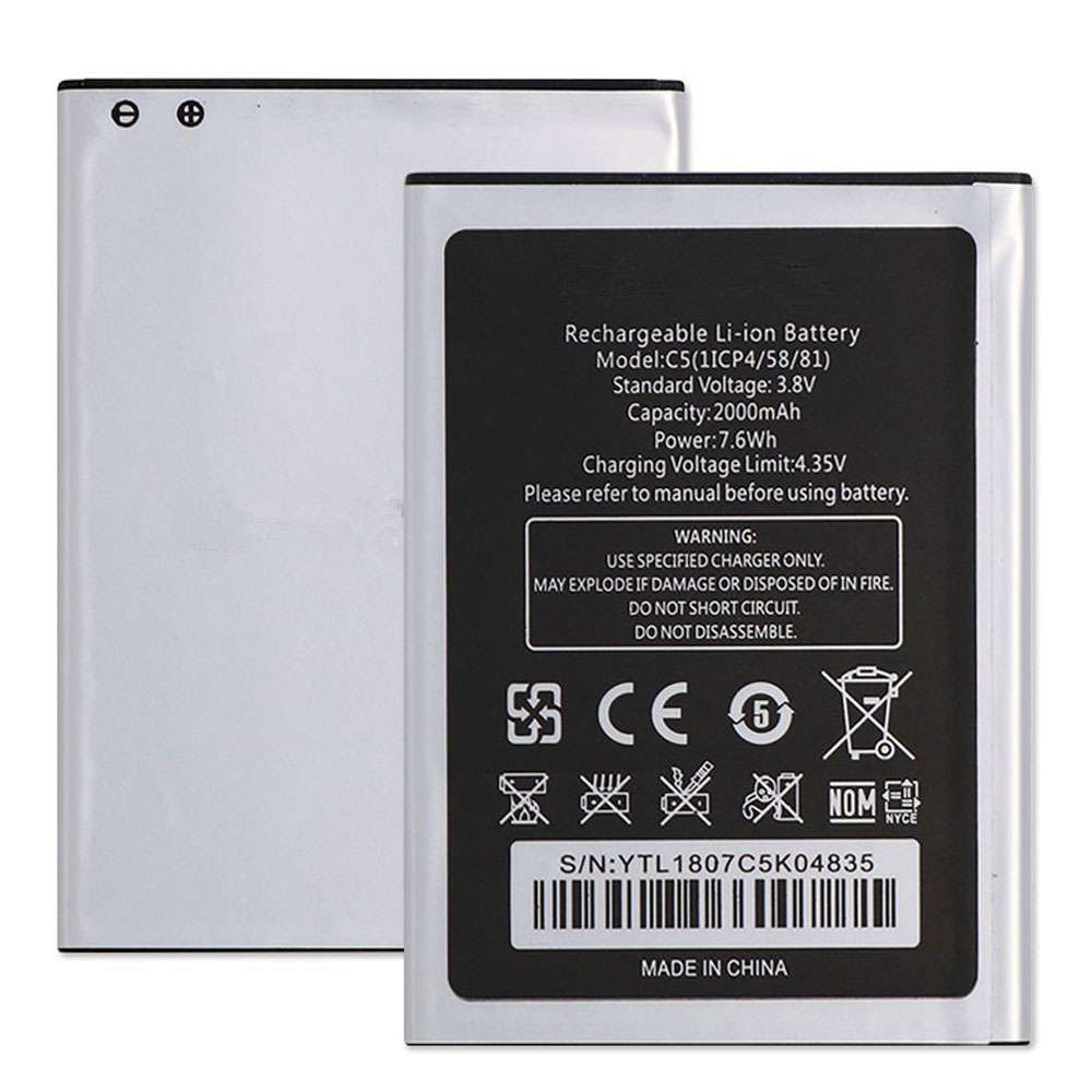 3.8V/4.35V 2000mAh/7.6WH Oukitel C5 pro Replacement Battery