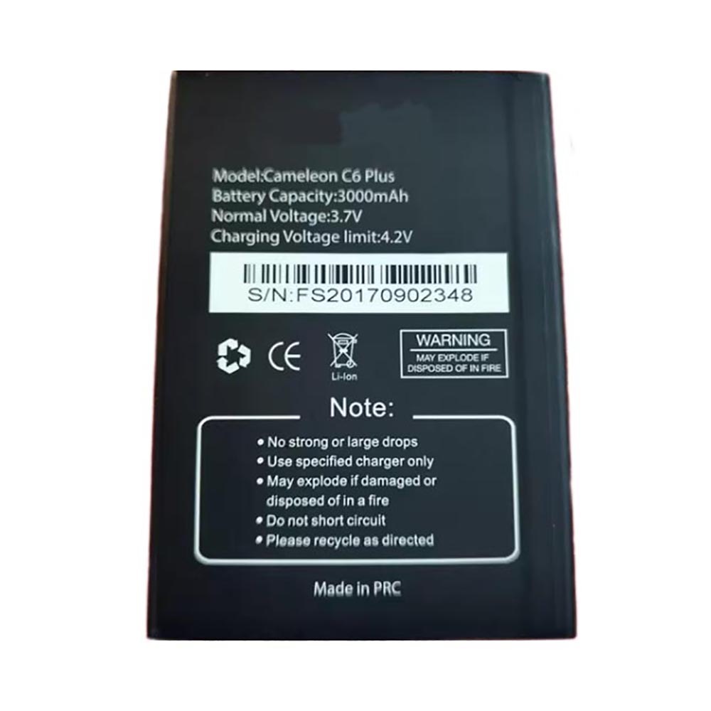 3.7V 3000mAh C6-Plus Smartphone Battery for Accent Cameleon C6 Plus