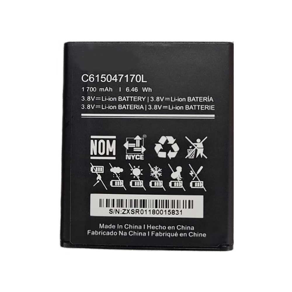 3.8V 1700mAh C615047170L Smartphone Battery for BLU DASH L4X D040 D0050UU D050LL