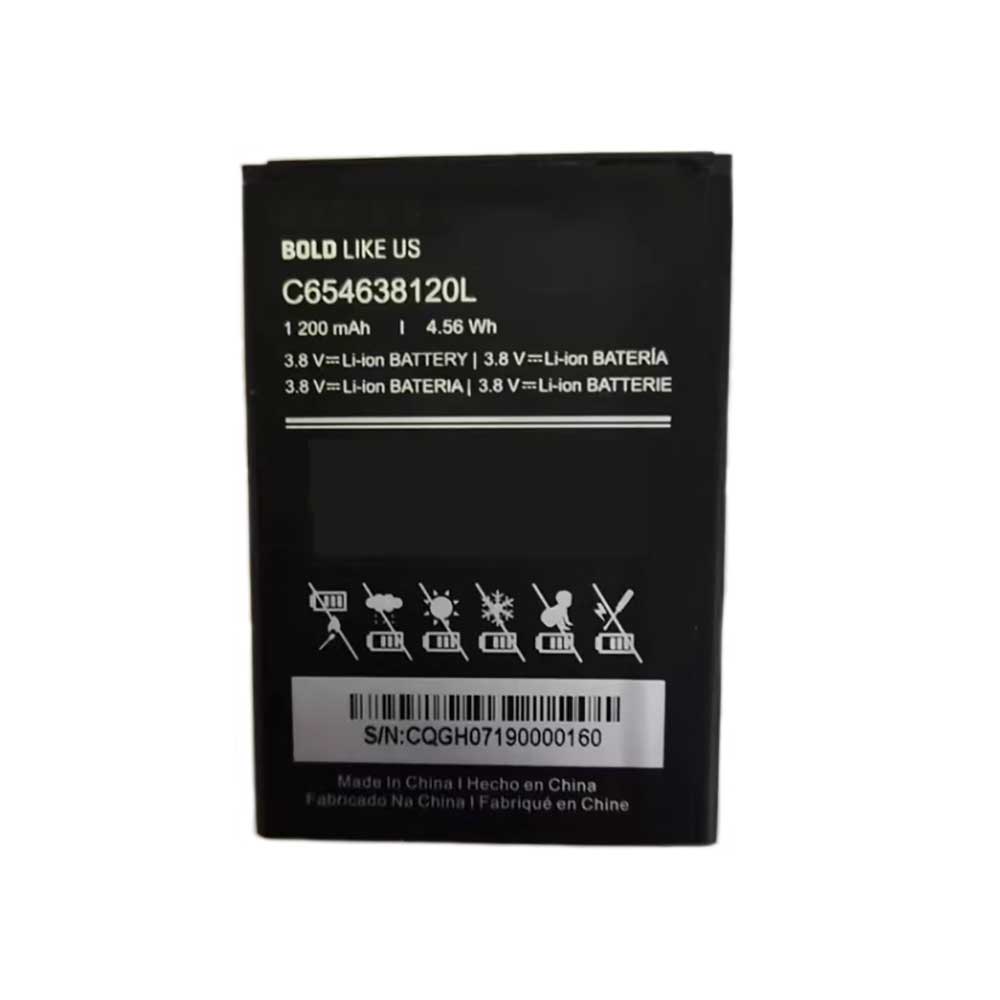 3.8V 1200mAh C654638120L Smartphone Battery for BLU C654638120L