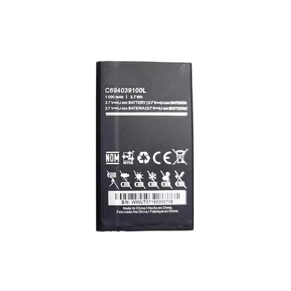 3.7V 1000mAh C694039100L Smartphone Battery for BLU Zoey Z070