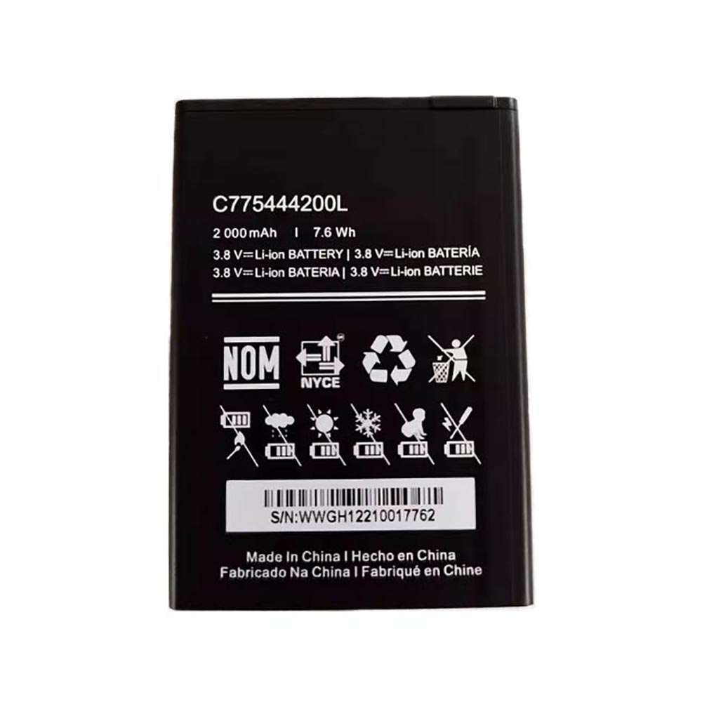 3.8V 2000mAh C775444200L Smartphone Battery for BLU C5L MAX