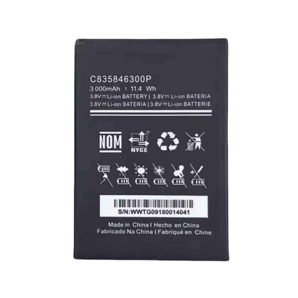 3.8V 3000mAh C835846300P Smartphone Battery for BLU C835846300P