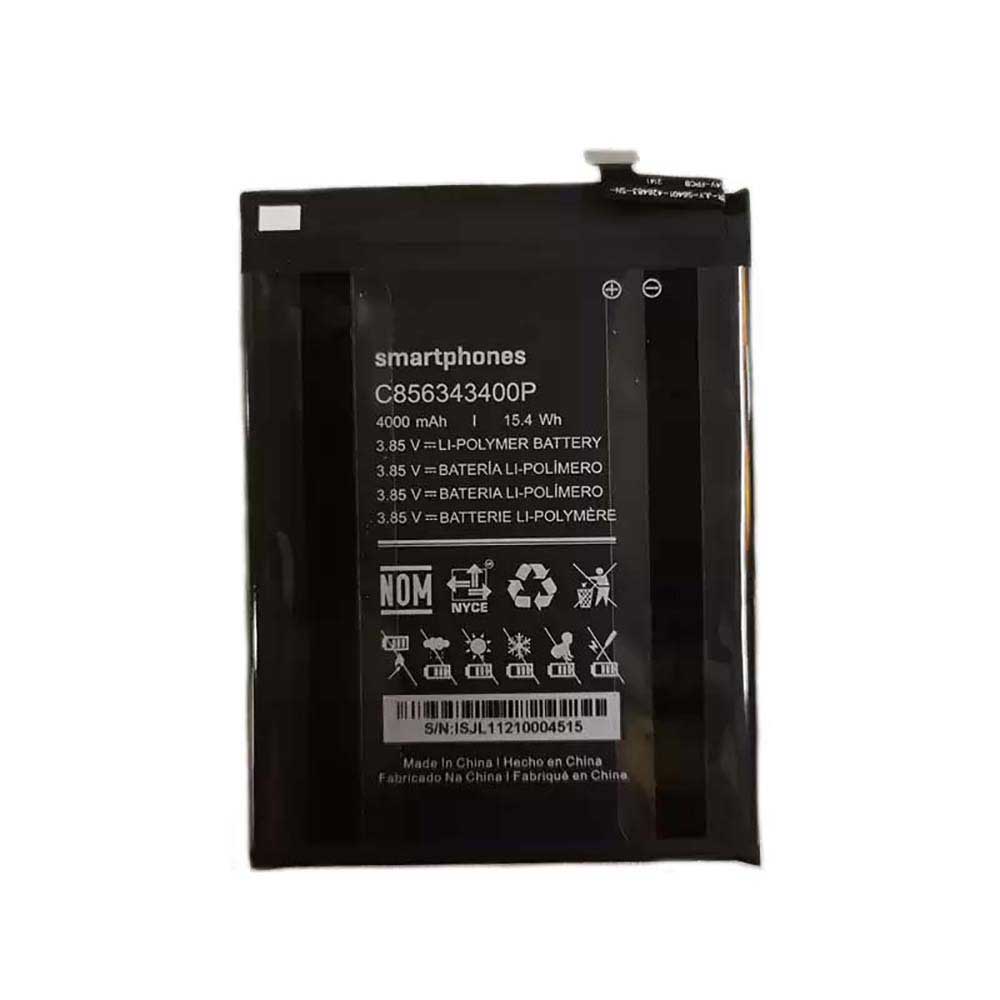 3.85V 4000mAh C856343400P Smartphone Battery for BLU C856343400P