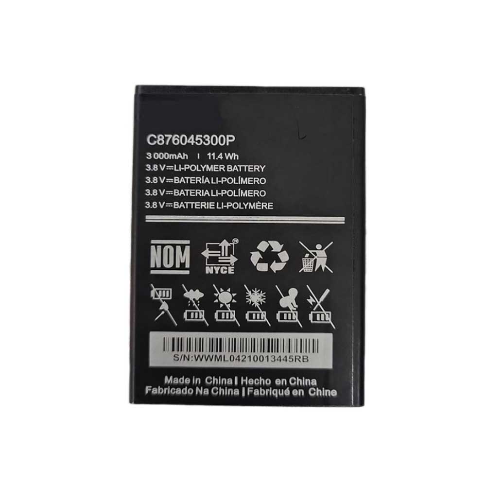 3.8V 3000mAh C876045300P Smartphone Battery for BLU C6L 2020