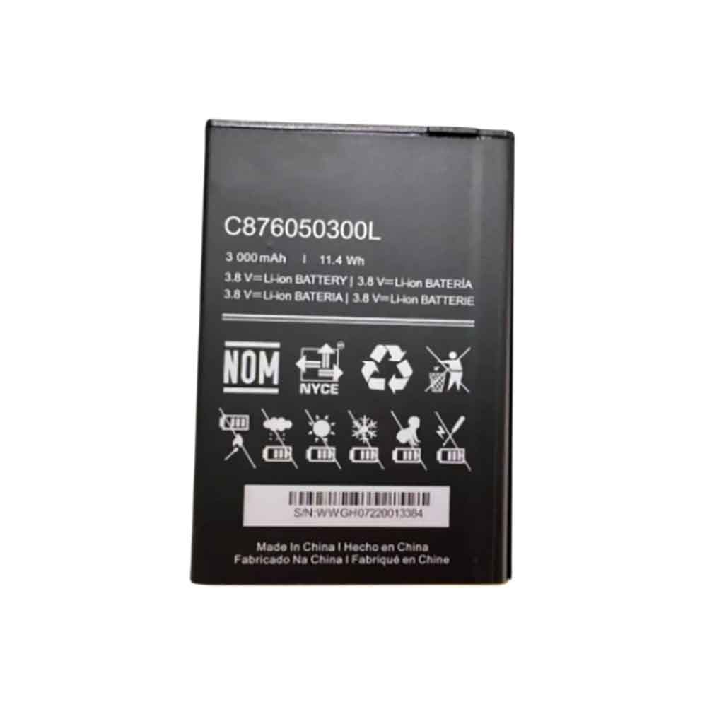 3.8V 3000mAh C876050300L Smartphone Battery for BLU C876050300L