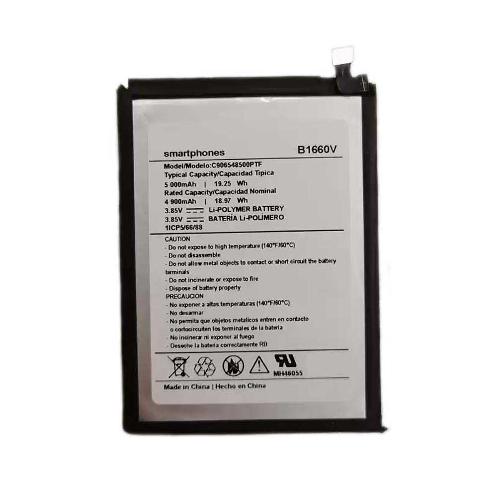 3.85V 5000mAh C906548500PTF Smartphone Battery for BLU View Speed Ultra 5G B1660V