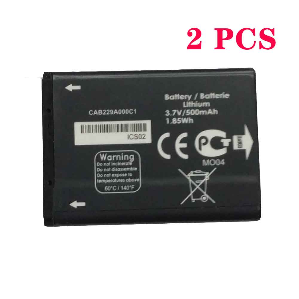 3.7V 750mAh TLi004AB Smartphone Battery for Alcatel CAB229A000C1 CAB3010010C1 CAB25L0002C2