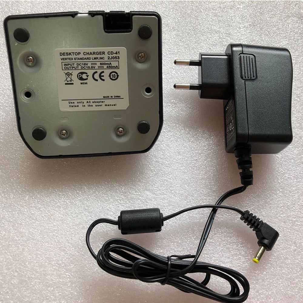 CD-41 6V==600mA Replacement adapter for Yaesu SBR-14Li VX-8R VX-8DR VX-8GR FT-1DR FT-2DR