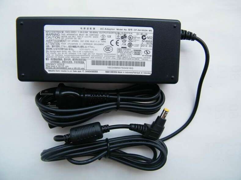 15.6V  5A, 78W 
 100-240V 50-60Hz (for worldwide use) 78W Laptop Adapter for 15.6V 5A Panasonic ToughBook CF-73 CF-29 CF-30
