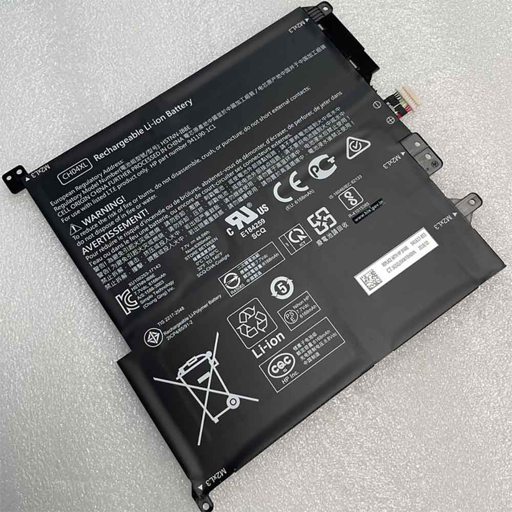 7.7V 6300mAh CH04XL Laptop Battery for HP Chromebook X2 12-F014DX 12-F002ND 941617-855