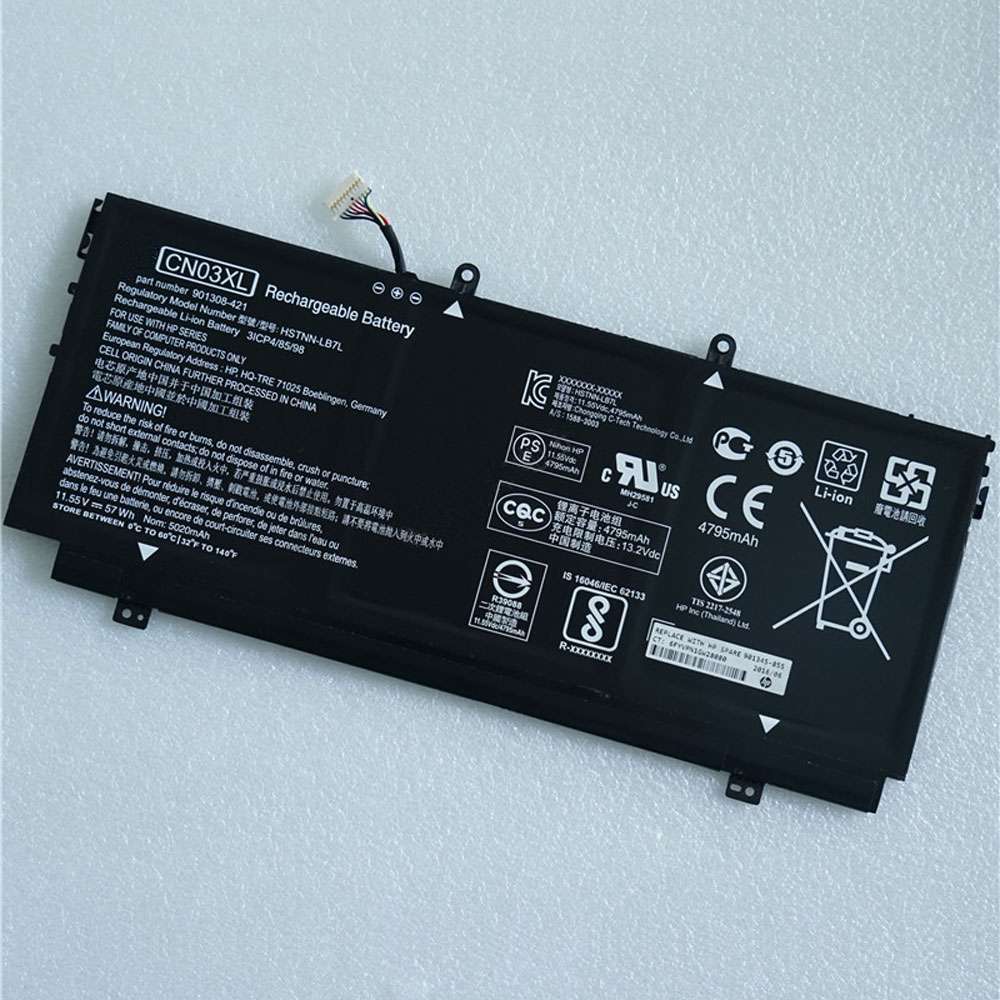 11.55V 57.9Wh/5020mAh CN03XL Laptop Battery for HP 13-AB001 13-AB099 13T-AB000 901308-421 HSTNN-LB7L