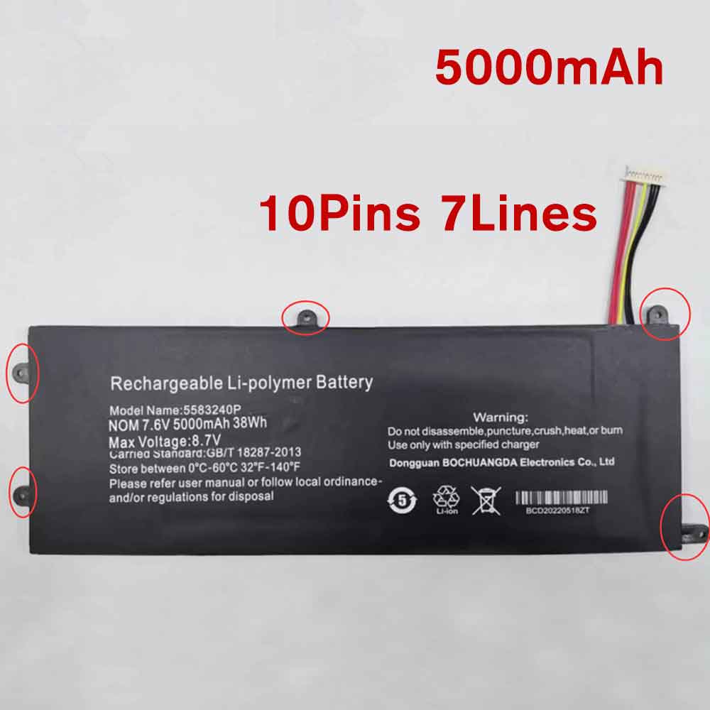 Cooyes 5583240P battery