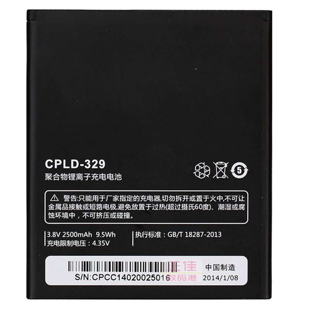 3.8V/4.35V 2500mAh/9.5WH Coolpad 8297 F1 F1 Plus Replacement Battery