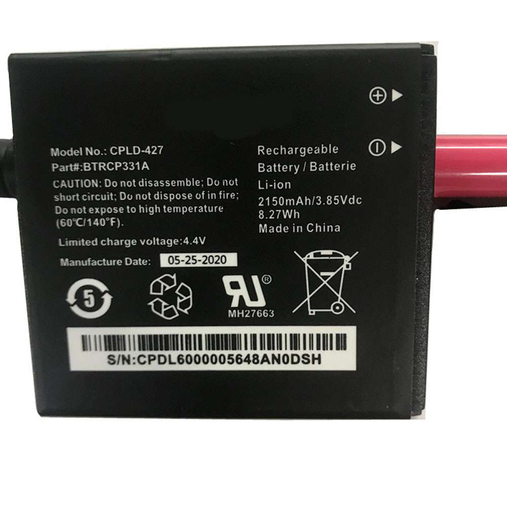 3.85V/4.4V 2150mAh/8.27WH Coolpad BTRCP331A Replacement Battery