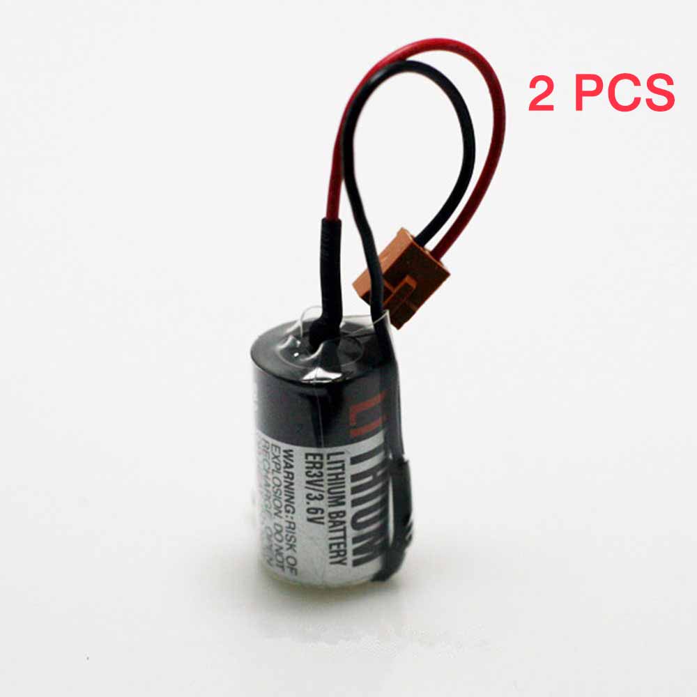 3.6V 1000mah ER3V PLC Battery for Omron CPM2A CQM1H ER3V Grown Plug