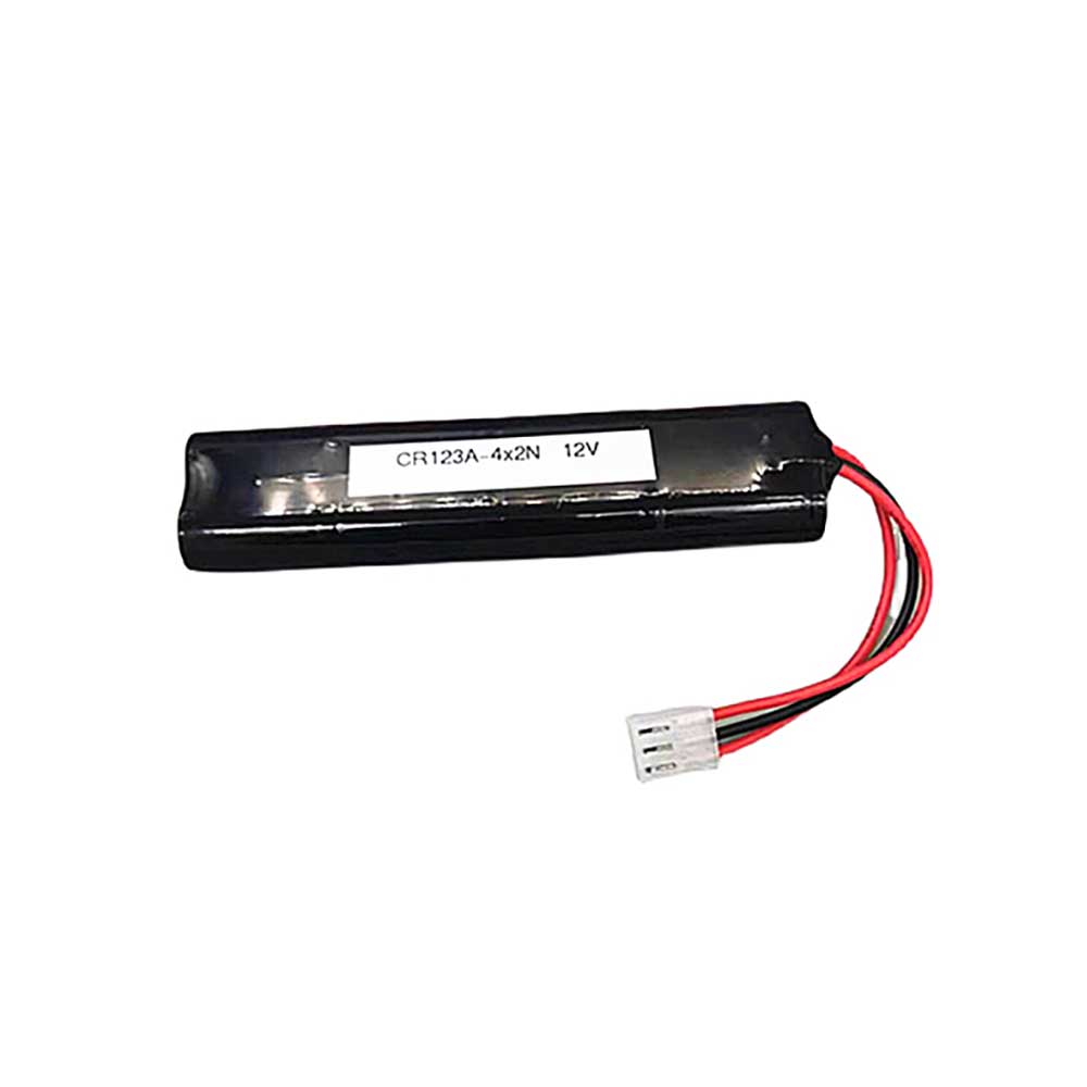 12V 2800mAh CR123A-4x2N Medical Battery for M&B AED7000