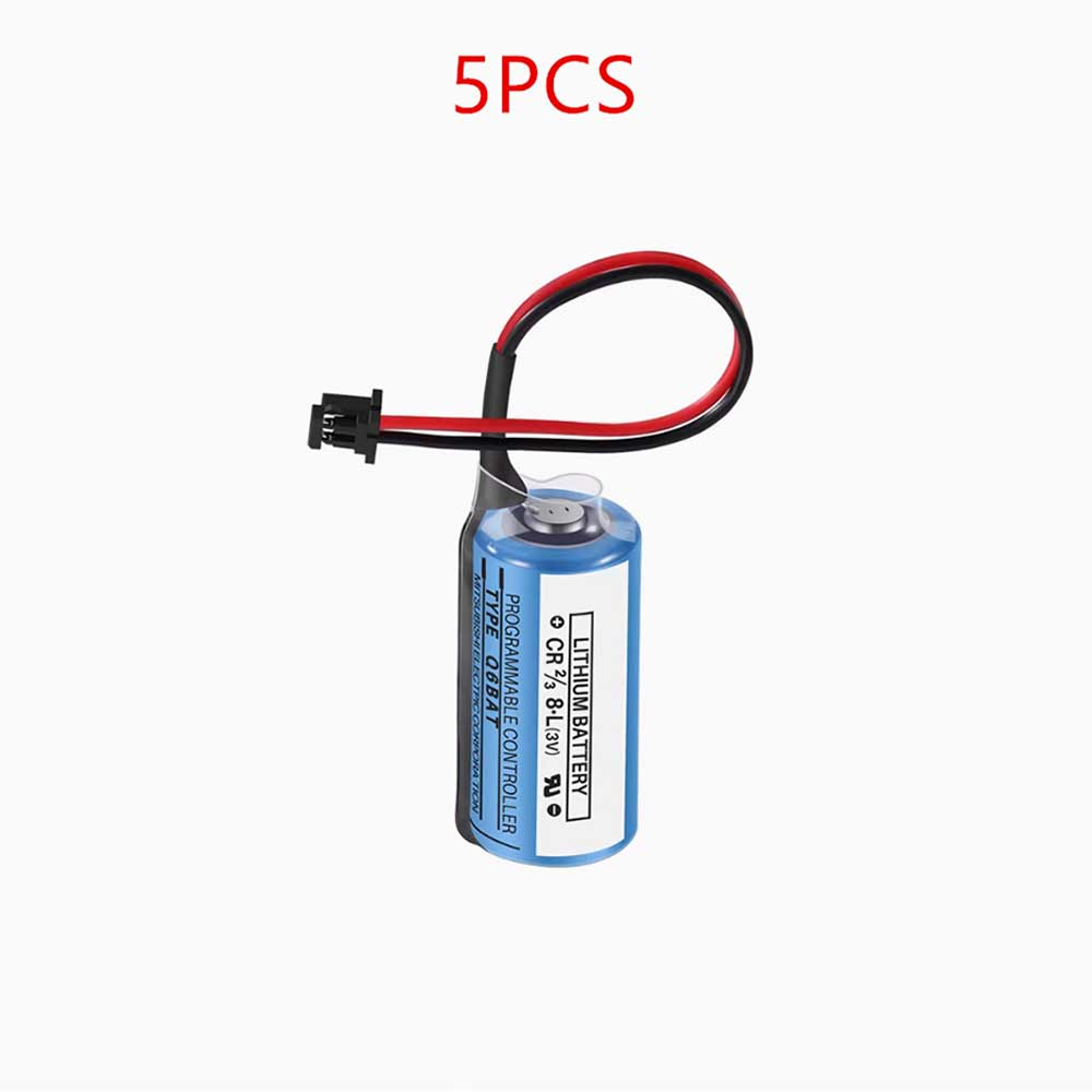 3V 1700mAh CR2/3-8.L PLC Battery for Mitsubish Electric MELSEC-Q Q6BAT PLC