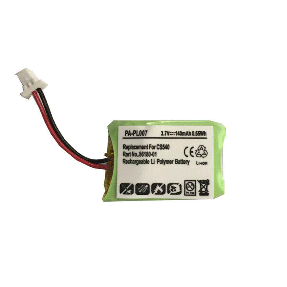 CS540 140mAh/0.55WH Replacement battery for Plantronics CS540 CS540A CO54 C054 86180-01 84479-01 Wireless Headset