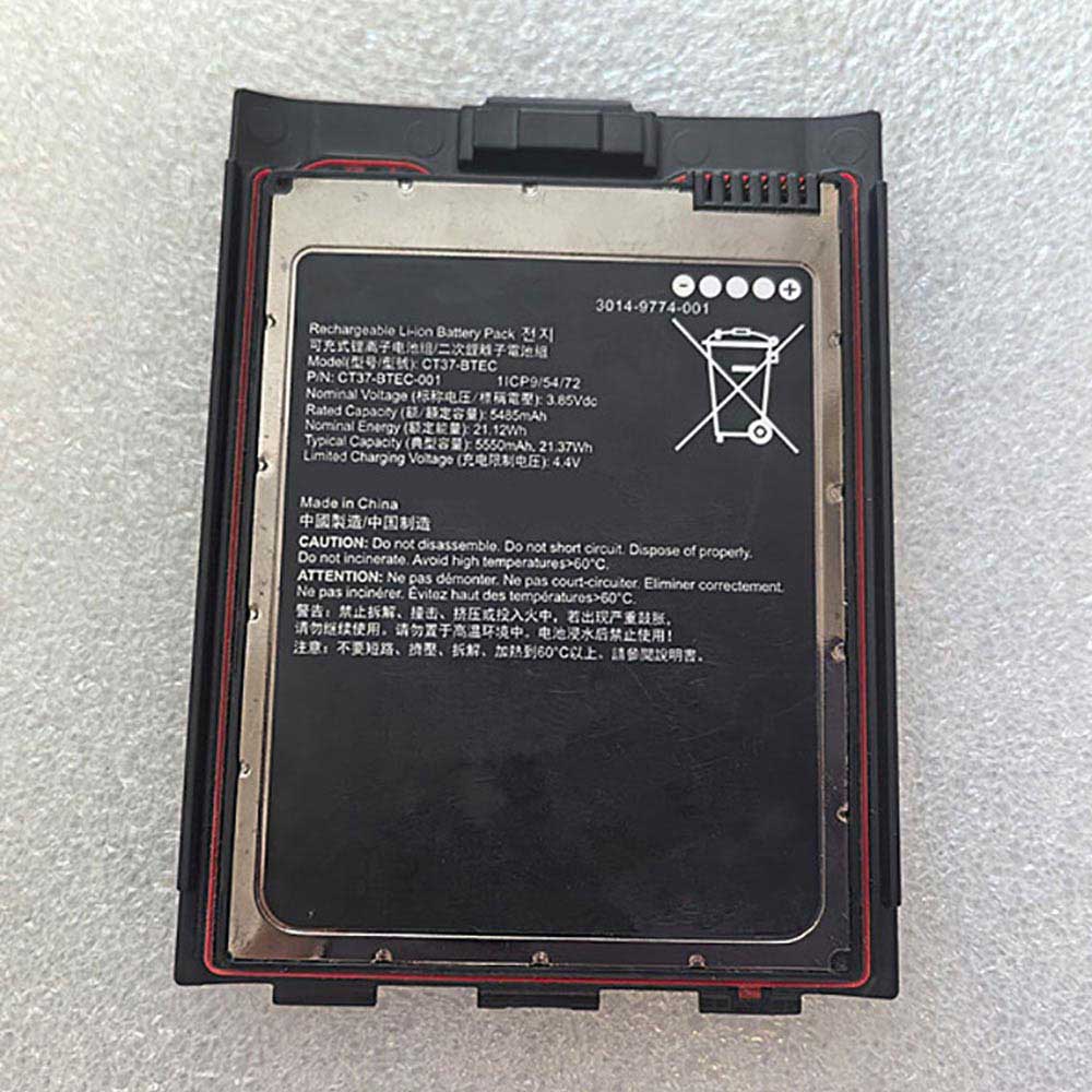 3.85V 5485mAh CT37-BTEC Barcode Scanners Battery for Honerywell CT37-BTEC-001
