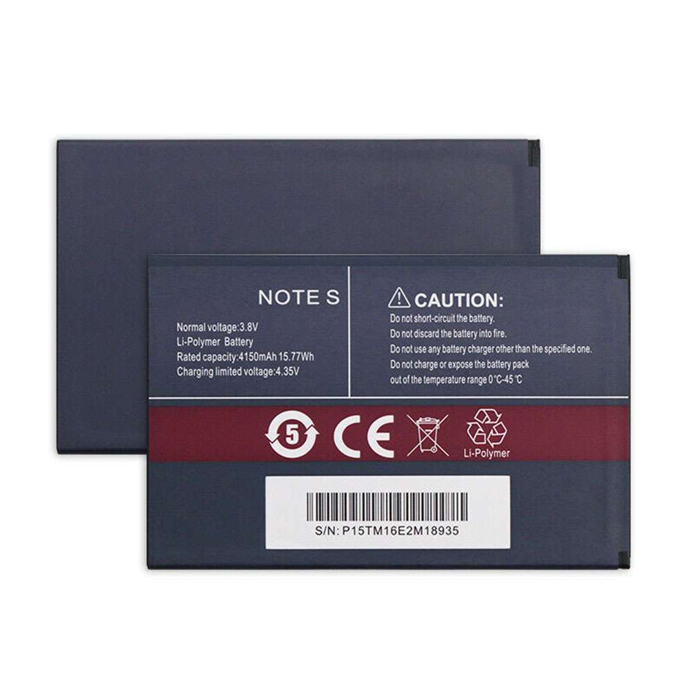 3.8V/4.35V 4150mAh/15.77Wh Note Smartphone Battery for Cubot Note S