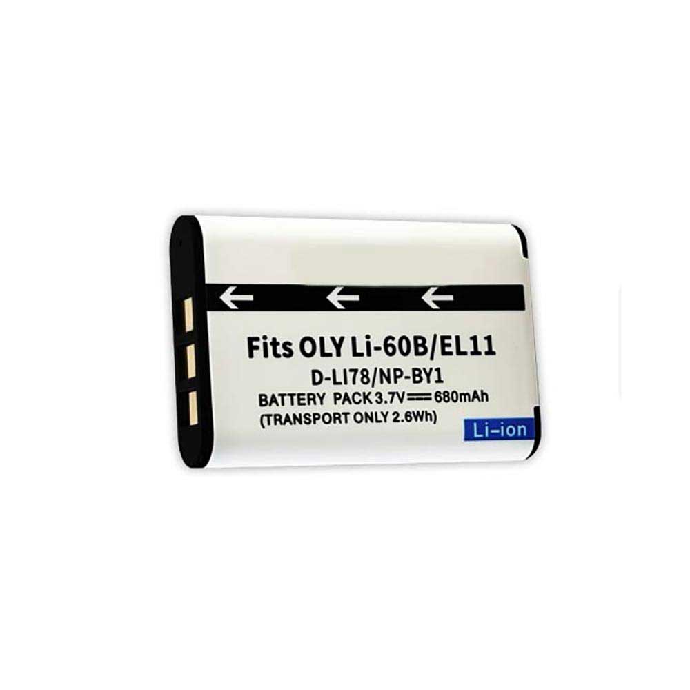 3.7V 680mAh D-LI78 Camera Battery for Pentax M50 M60 W60 W80