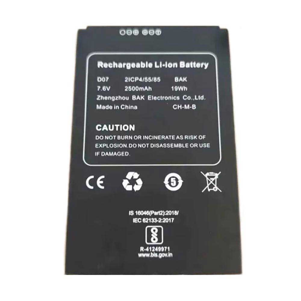 7.6V 2500mAh D07 POS Terminals & Machines for Feitian F20 PDA