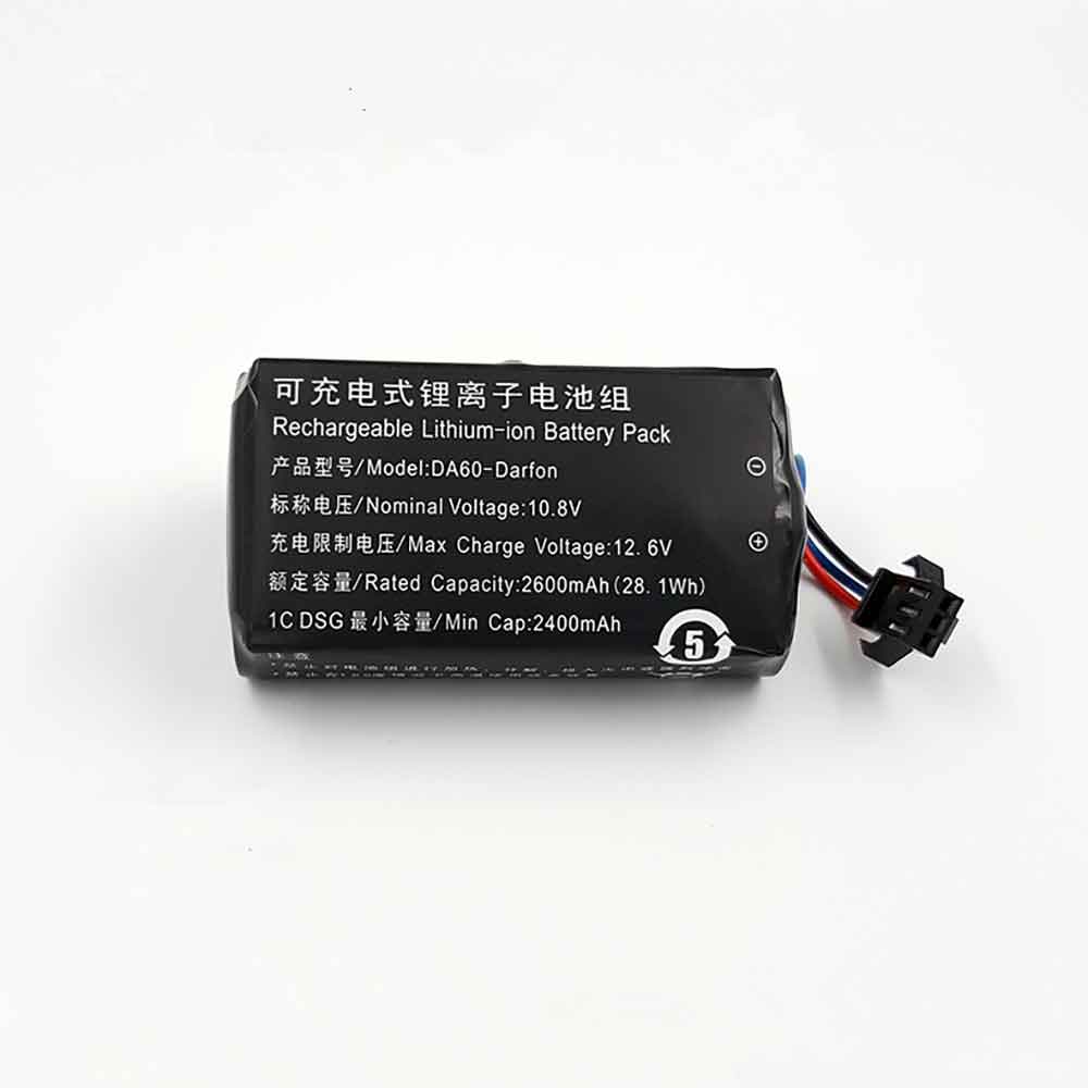 10.8V 2400mAh DA60 Vacuum Robot Battery for Ecovacs DA60 DB35 TCR360 D36A/B/C/E DA611