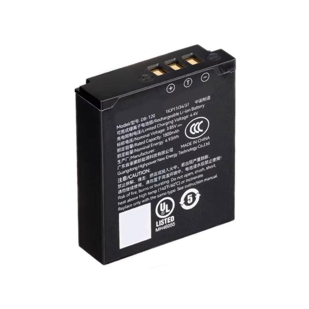 3.85V 1800mAh DB-120 Camera Battery for Ricoh DB-120 GR4/GRIV