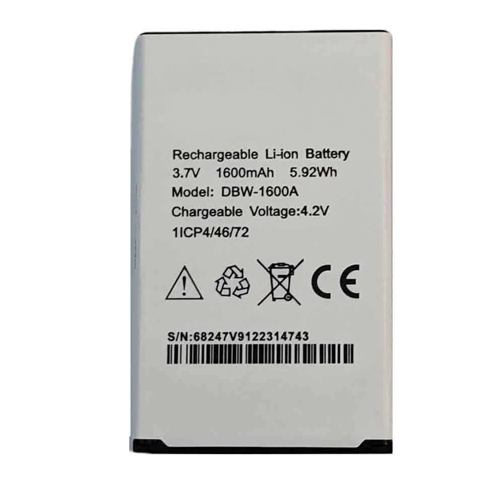 3.7V 1600mAh DBW-1600A Smartphone Battery for Doro 7010 7011 7781 780X 730X