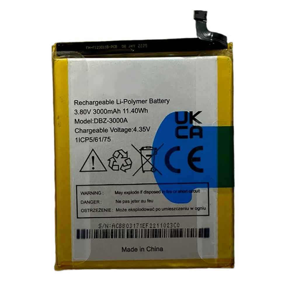3.80V 3000mAh DBZ-3000A Smartphone Battery for Doro 8100 DSB-0400