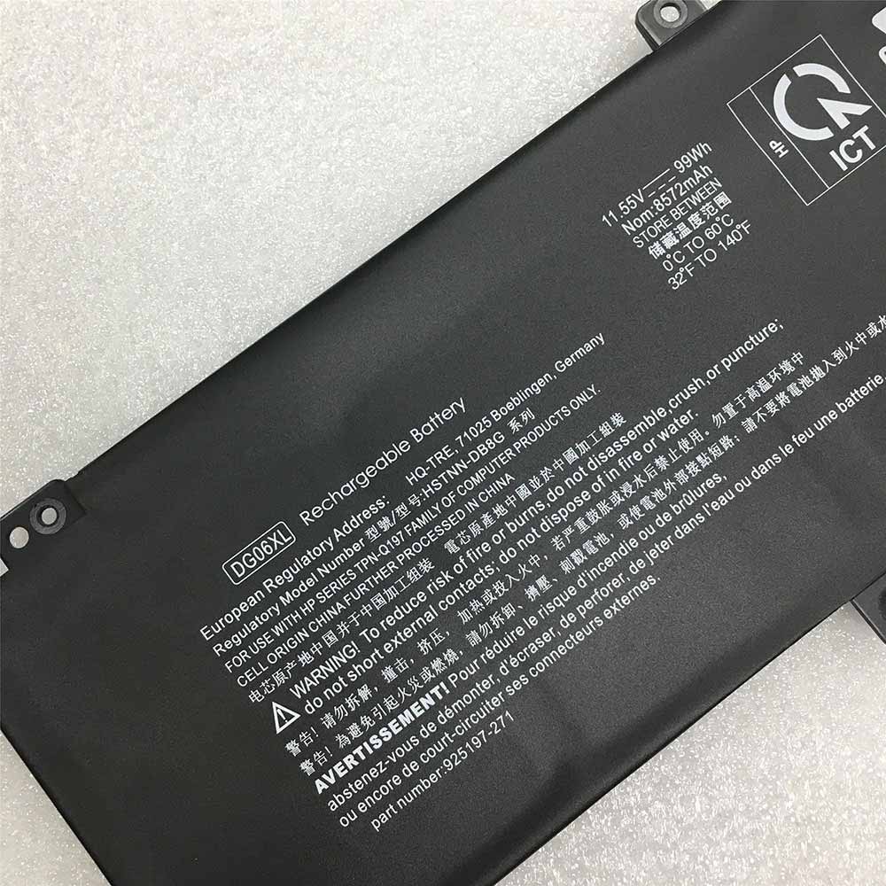 HP Omen X 17-AP000NT 17-AP000TX 925149-855 HSTNN-DB8G battery
