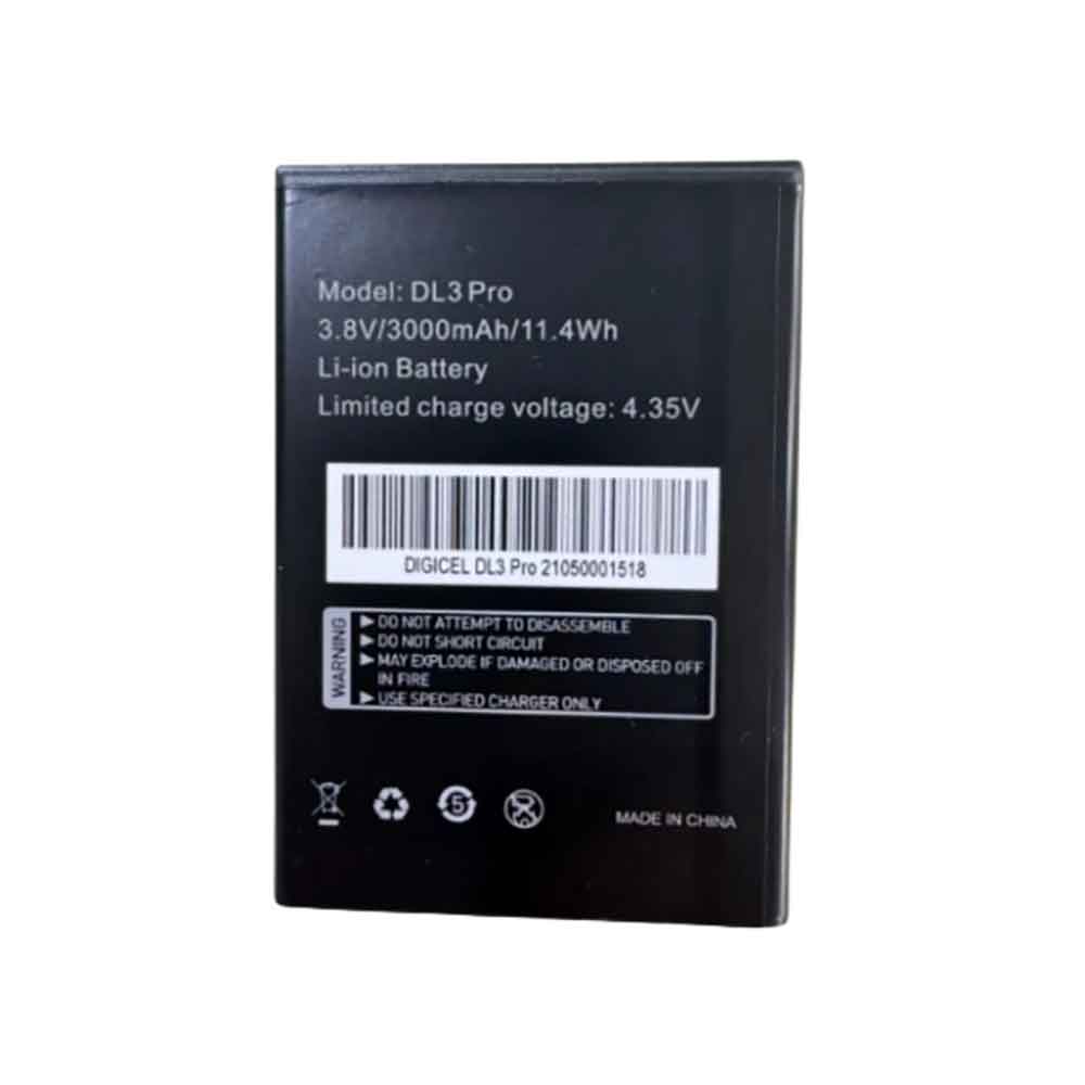3.8V 3000mAh DL3-Pro Smartphone Battery for Digicel DL3 Pro