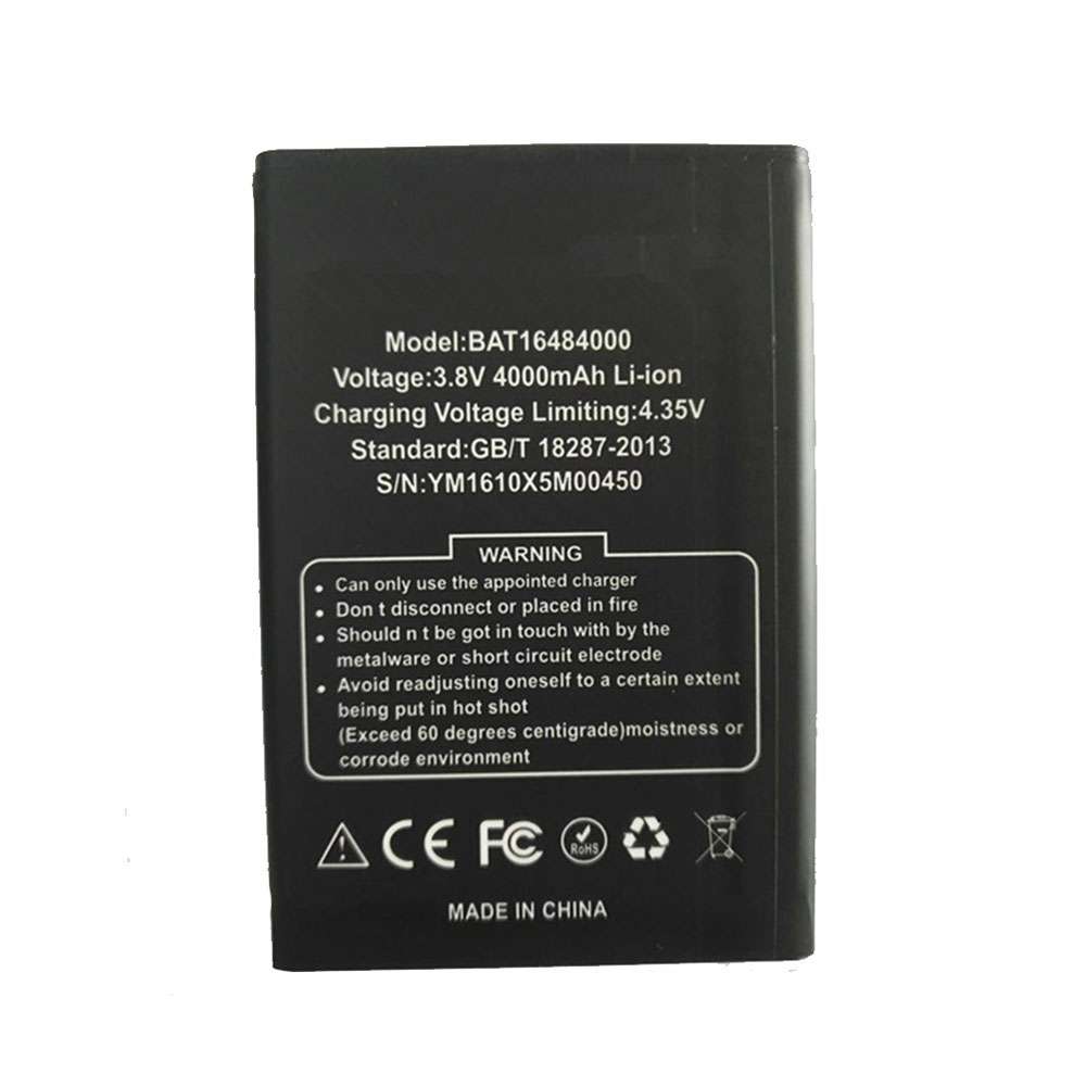 3.8V/4.35V 4000mAh Doogee X5 Max/X5 Max Pro Replacement Battery