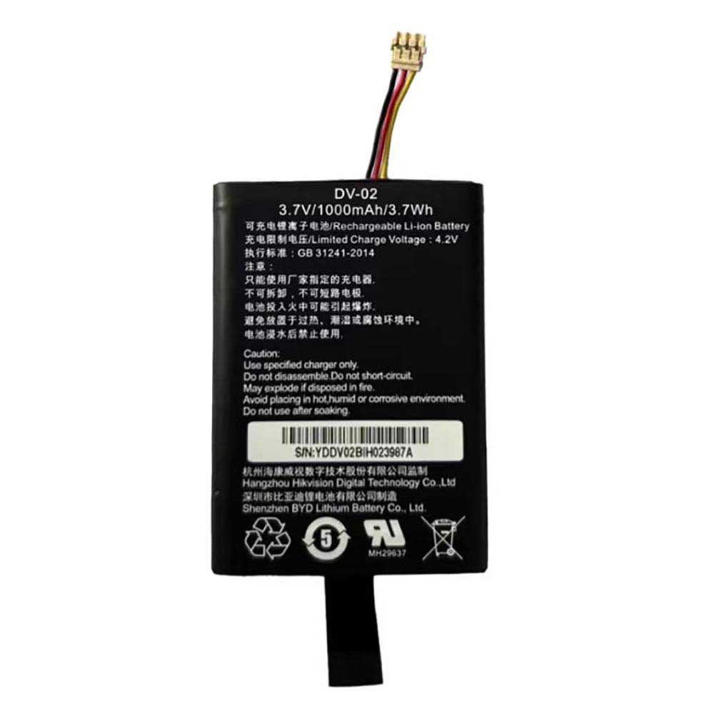 3.7V 1000mAh Hikvision DS-MH6111 Replacement Battery