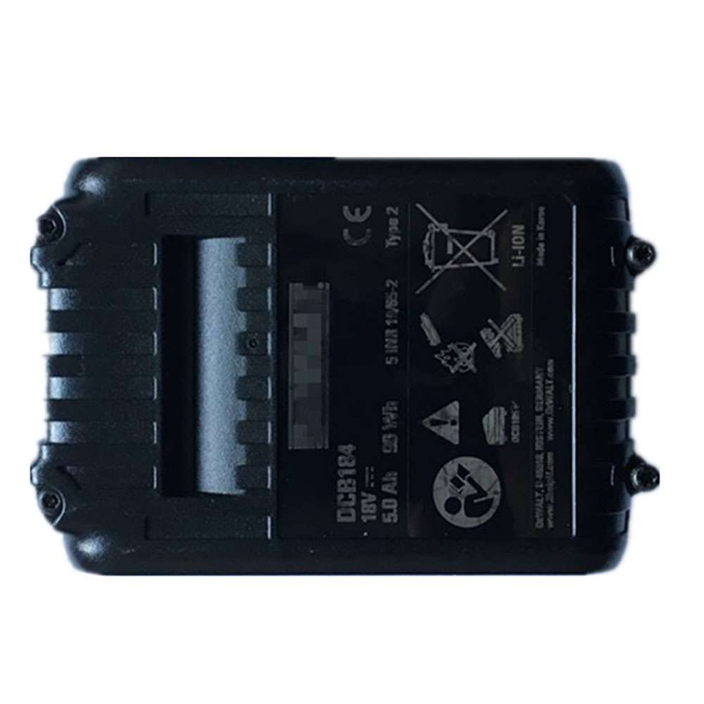 18V 5.0Ah DEWALT DCB184 XR Replacement Battery