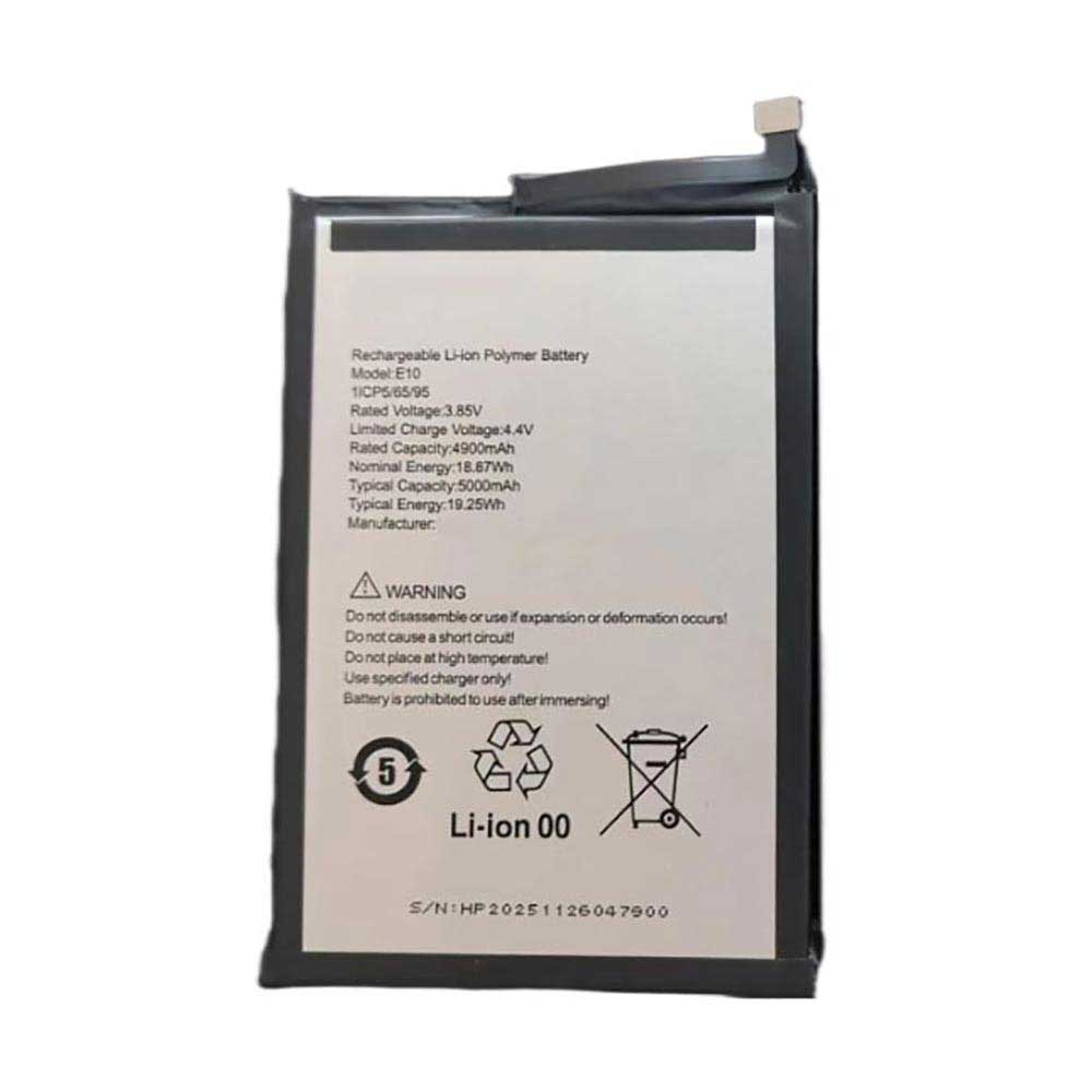 3.85V 4900mAh E10 Smartphone Battery for Evo E10